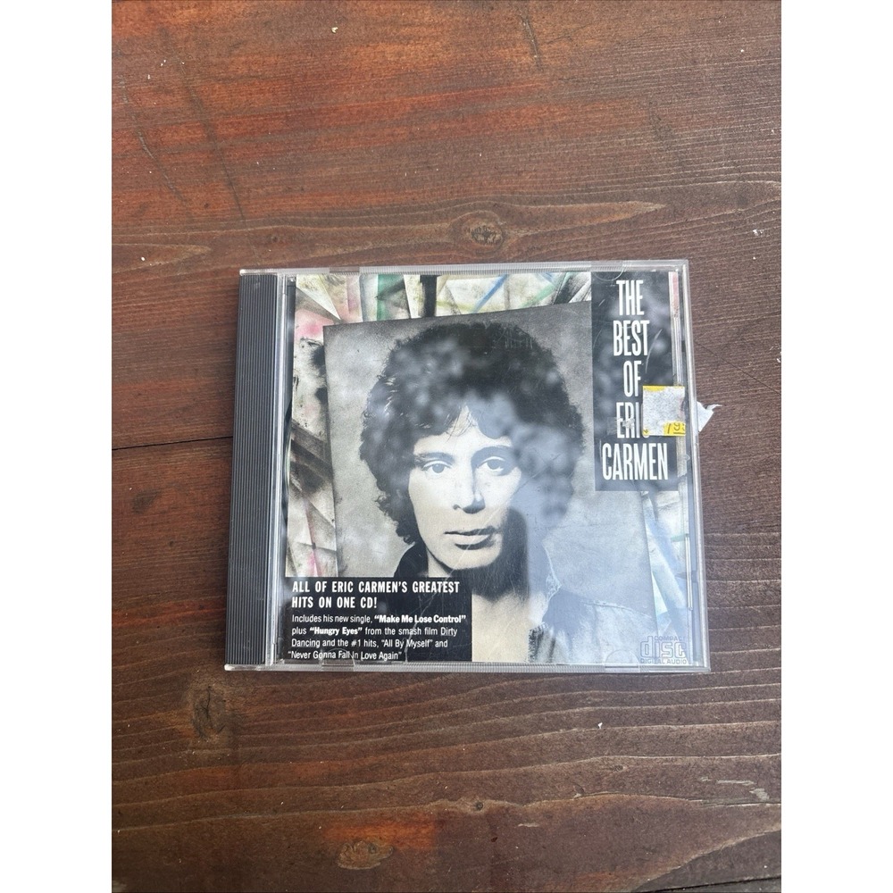 Eric Carmen The Best Of CD 1988 Arista Records Pop Rock Hits ARCD-8548